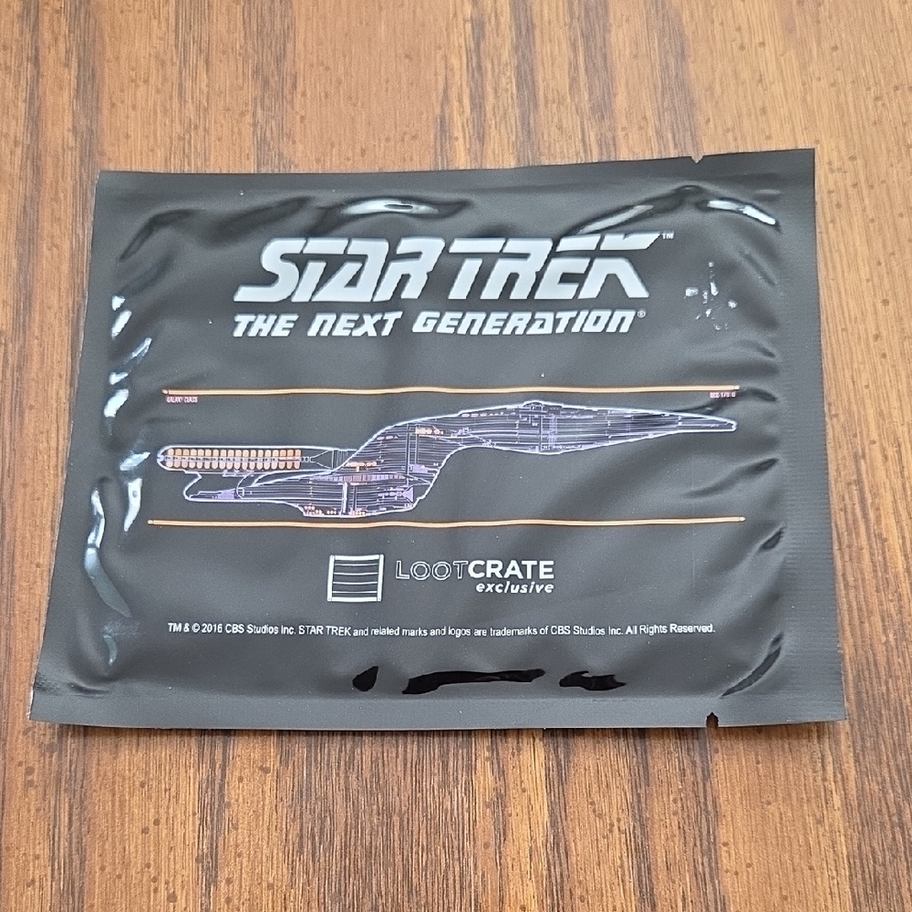 Star Trek The Next Generation Loot Crate Exclusive Packet - Black